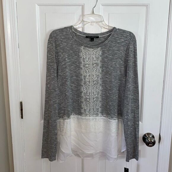 Zac & Rachel lightweight sweater with lace detail size L - Picture 1 of 12